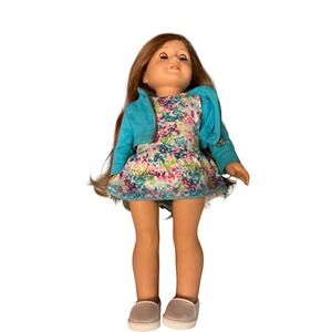 My American Girl Doll Truly Me Brown Hair & eyes with Wheelchair and Accessories
